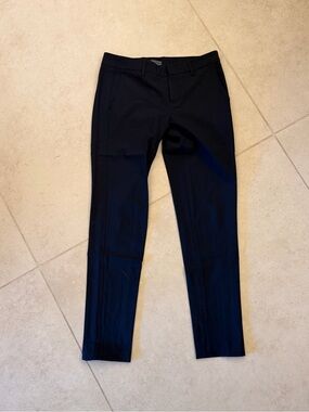 Vince Navy Blue Classic Slim Dress Pants